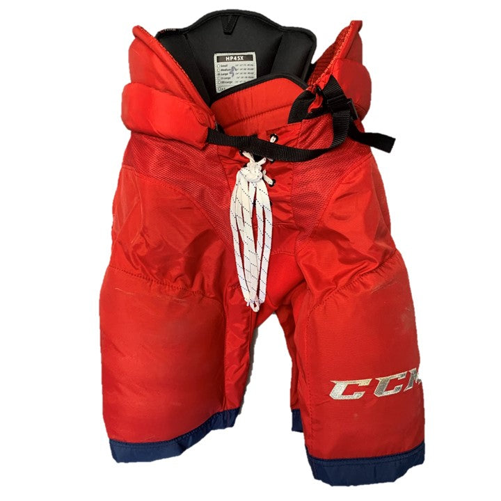 CCM HP45X - Pantalon de hockey NHL Pro Stock d'occasion (rouge/bleu marine)